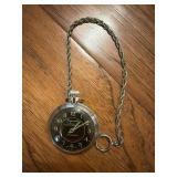 Engorsele Electronic Wind Pocket Watch with Chain
