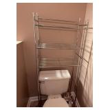 Metal over the Commode Shelf