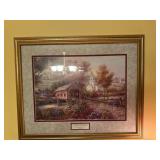 Framed Artwork of Scenic Landscape, 26x32