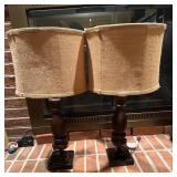 Wood Table Lamps