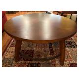 Round Wood Coffee Table