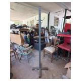 Vintage Metal Coat Rack with Sturdy Base