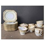 Noritake Elvira' China Set with Plates and Cups