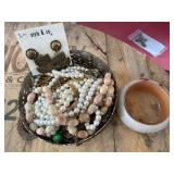 Costume Jewelry With Earrings and Bangle