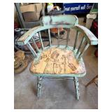 Pyrography Armchair by Artist Matt Hensley