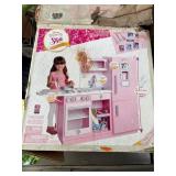 Pink Princess Style Kitchen Playset in Original Pa