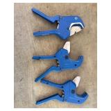 Kobalt Brand PVC Pipe Cutters, Set of 3