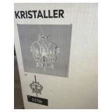 IKEA KRISTALLER Chandelier with Clear Droplets