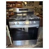 Stainless Steel Gas Range with Air Fry and