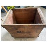 Wooden Box with Stenciled Markings, Likely Product
