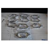 10 New Pair Silver Combat Spurs
