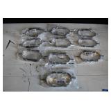 10 New Pair Silver Combat Spurs