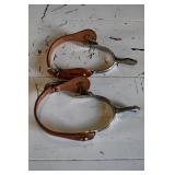 Pair of Partade Boot Spurs w/ Leather Straps