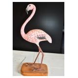 Plaster Flamingo Statue