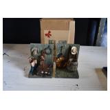 Montana West Ceramic Western Book Ends