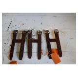 Lot of 3 Leather H Straps