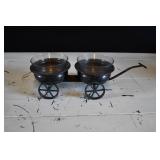 Vtg FB Rogers Silver Co Wheeled Condiment Wagon