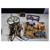 Cowboy & Horse Western Decor Lot