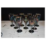 Set of 9 International Silver Co Plated Goblets