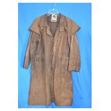 Vtg Sydney Oil Skin Western Duster