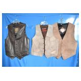 Men's Vintage Leather Vests