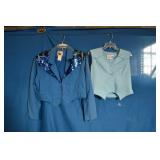 Women's Sequined Jacket & Polyester Vest