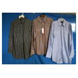 Men's NOS XL L/S Button Down Shirts