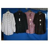 Men's 2XL-4XL Western Dress Shirts