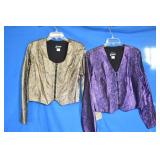 Pair of Women's Banjo Snakeskin Print Jackets