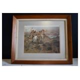 Indians Discovering Lewis & Clark Art Print