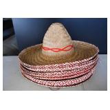 Lot of 10 New Straw Sombreros