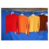 Women's Poly/Spandex Mock Top Medium