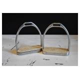 Pair of C hrome Plated Fillis Stirrups