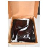 Men's Laredo Dark Burgandy Ankle Boots 9EE