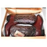 Men's Manmade Ostritch Cowboy Boots 8D