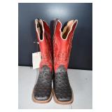 Men's Outlaw Red & Black Boots 7D
