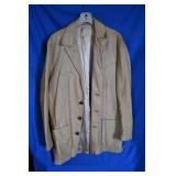 Men's Vtg Chris Line Originals Leather Coat
