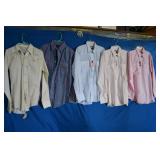 Mens Vtg NOS LS Western Button Down Shirts