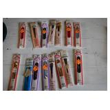 Vtg NOS Fun Color Polyester Zippers x 15