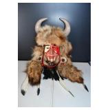 Vtg Native American Spirit Mask Wall Art