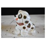 Ceramic Irradescent Puppy Piggy Bank