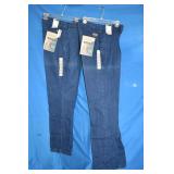 2 Pair Men's Wrangler Riata Pants 30x34/36