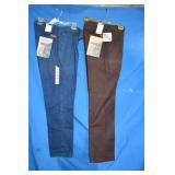 2 Pair Mens Vtg Wrangler Riata Pants 30x32