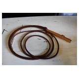 Leather Braided Bull Whip