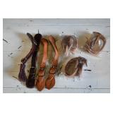 5 New Pair Leather Spur Straps