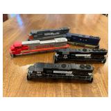 5 HO Scale Train Engines Shells
