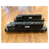 Vtg Norfolk Western Diesel Locos