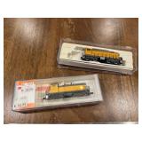 N Scale Union Pacific Train Cars