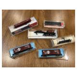 N Scale Train Cars and Crane Set