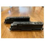 Vtg Black Train Engines